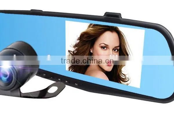Rearview Mirror Vehicle Traveling Data Recorder Gao Qingshuang Camera With Parking Monitor photo-3