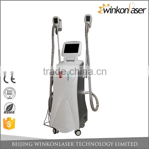 2017 Hottest Wholesale Cryo + Cavitation + RF Technologies Vertical Cooltech Fat Freezing Machine photo-5