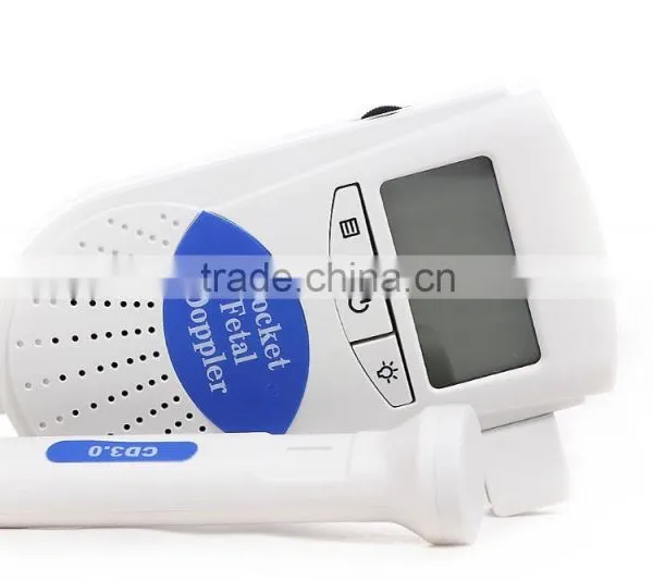 Fetal Heart Rate Monitor Type Pocket Portable Pregnant Low Price Color Ultrasonic Diagnostic Baby Heart Beat Fetal Doppler photo-2
