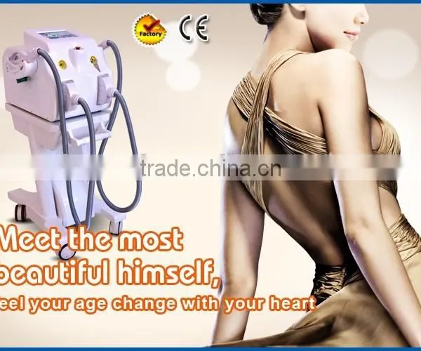 Bode 2 Handles Ipl Hair Removal Beauty Skin Rejuvenation Equipment/AFT SHR+ 808nm Diode Laser Multifunction Machine photo-3