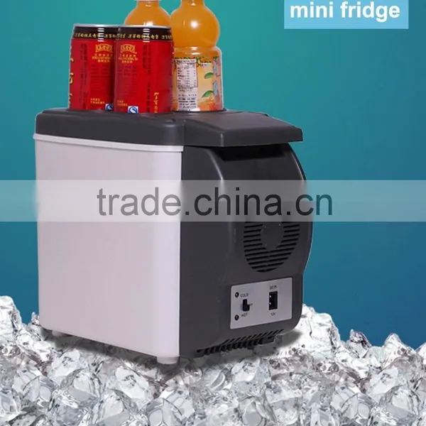 6 L Plastic Car Mini Refrigerator, Travel Drinking Cooler Box Portable Refrigerator With Shoulder Straps photo-4