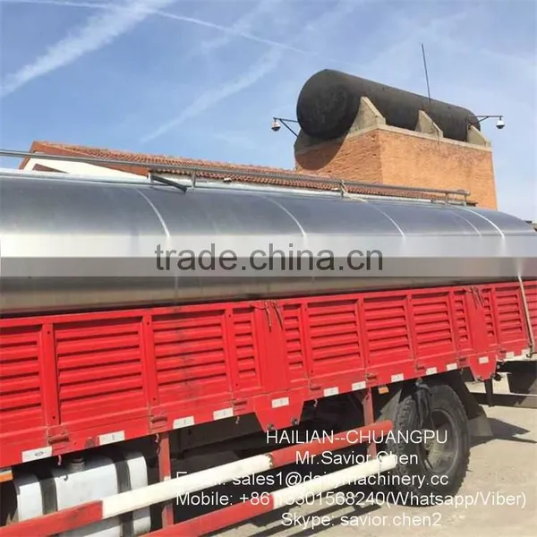 10000L Stainless Steel Milk Transport Tank , Milk Tank photo-5