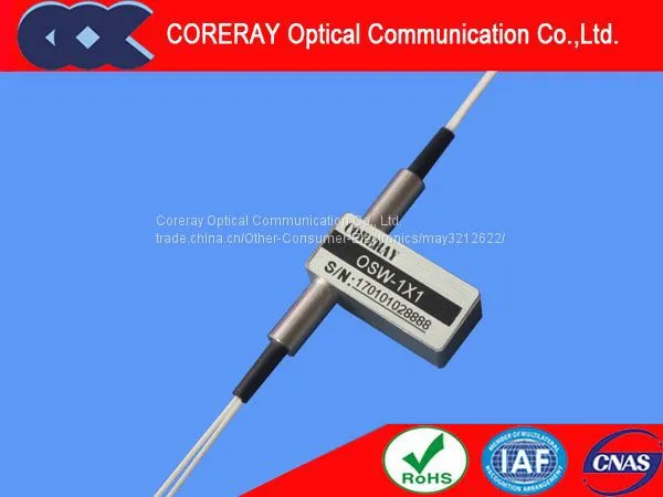 CORERAY 1X1 Оптический переключатель / 1x1, 1xn Оптический переключатель с низким перекрестным переключением