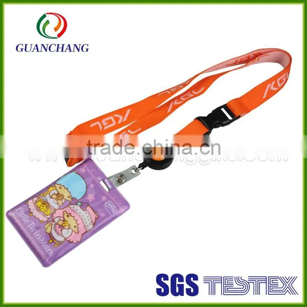 Custom Retractable id Badga Card Holder With Clip Lanyard photo-6