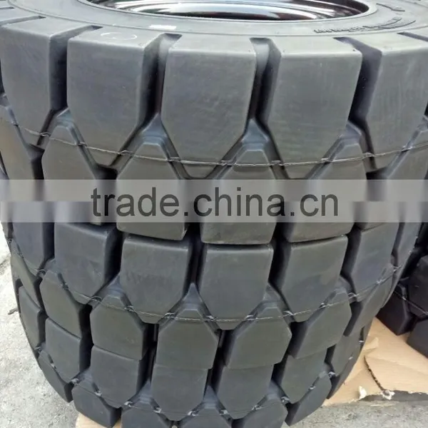 Lift Truck 6.50-10 7.00-12 Solid Forklift Tire Rubber Pressure photo-3