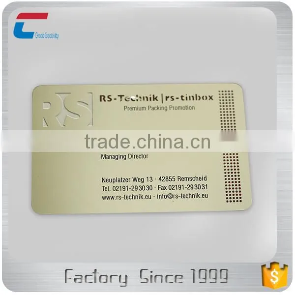 Gold Metal Business Card Printer photo-6