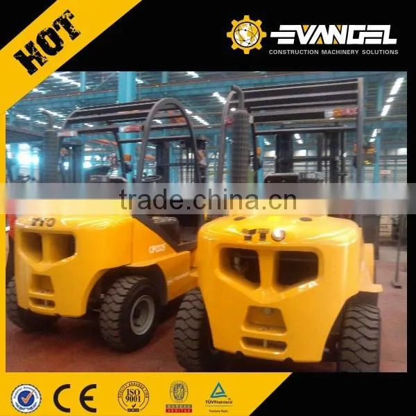 YTO 4 Tons LPG Forklift Four Wheel Forklift Truck Gasoline Forklift Truck, High Quality photo-3