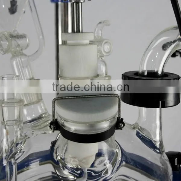 1-100L High Vacuum Pharmaceutical Mixing Jacketed Glass Chemical Reactor photo-4