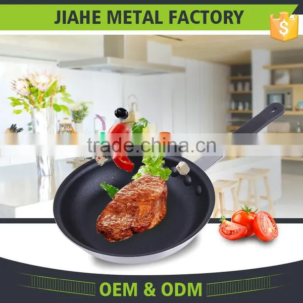 Flared Rim Sugar Coating Non-Stick Frying Carbon Steel Pan photo-6