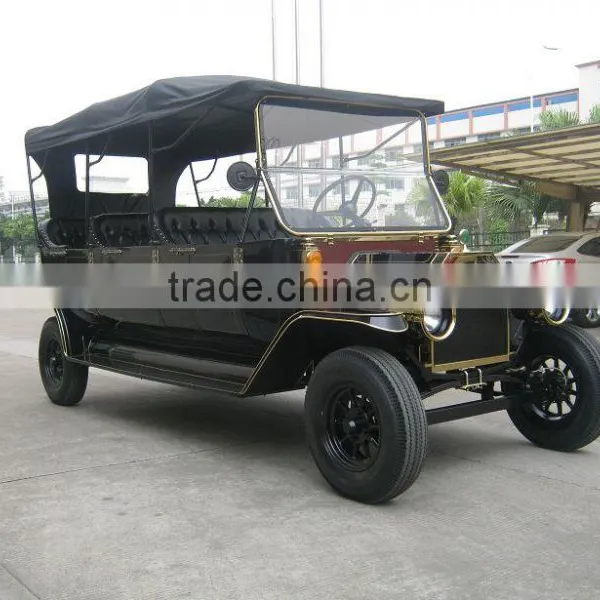 Antique Private 8 Seat Royal Sightseeing Resort Electric Passenger Golf Cart photo-4