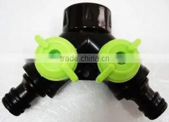 Plastic 2-Way Snap-In Garden Y Shut-Off Valve photo-5