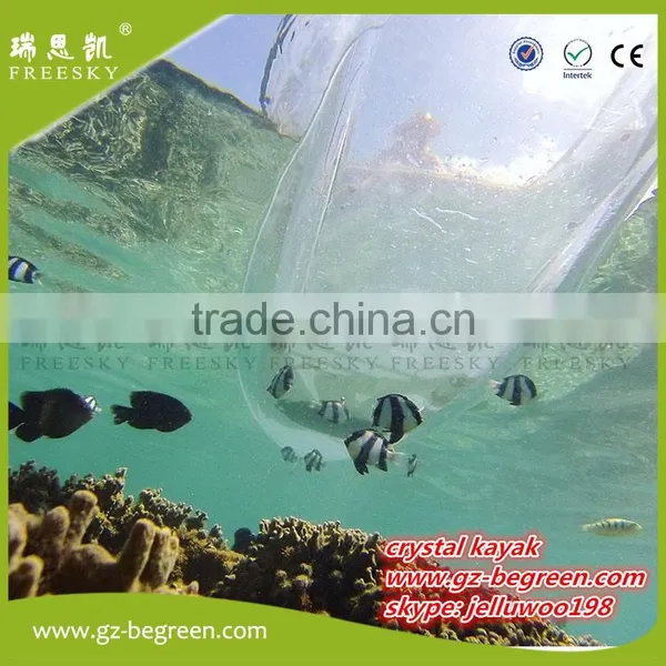 2016 New Style Recreational Crystal Canoe,sea Kayak,transparent Kayak photo-2