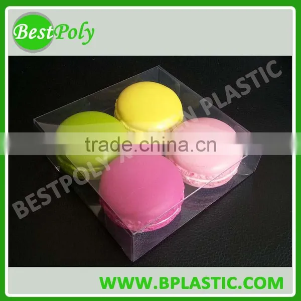 FDA Customized Clear Plastic Macaron Boxes for 1, 2, 4, 6, 12 Macarons photo-2
