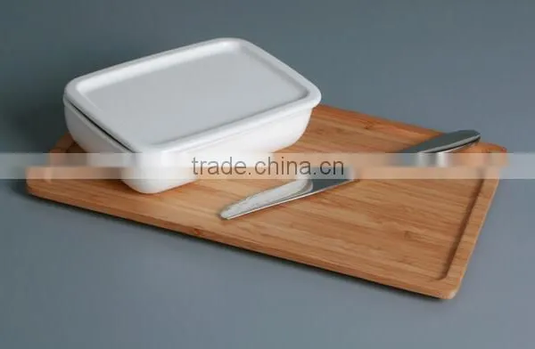 11'' Butter Plate Round Butter Ceramic Plate Butter Ceramic Dish photo-3