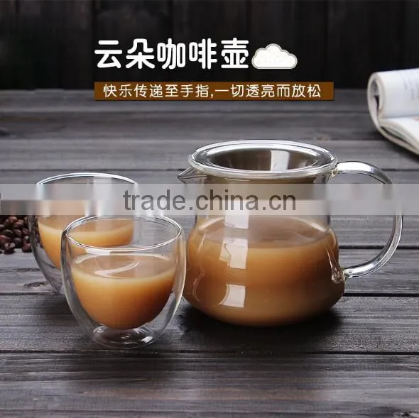 21oz Borosilicate Teapot Tea Infuser Heat Resistant Teapot Set For Tea Display, Tea photo-4