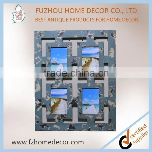Fashion MDF Multi Window Photo Frame With Camouflage Colour for Family photo-2