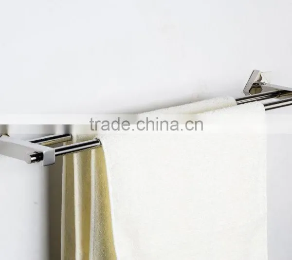 Bathroom Items Stianless Steel Double Bars Wall Mounted Towel Bar BSCI photo-2