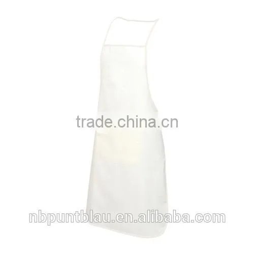 Natual Color Apron With Front Pocket as Promotion photo-4