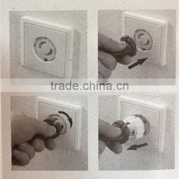 N272 New Socket Protective Cover Electrical Socket Safety Lock Cover Plastic Outlet Plug Cover photo-2