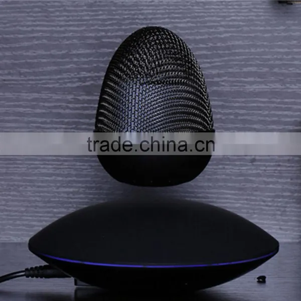Magnetic Floating Levitation Bluetooth Loudspeaker Box, Wireless Egg Shape Glowing Voice Box photo-2