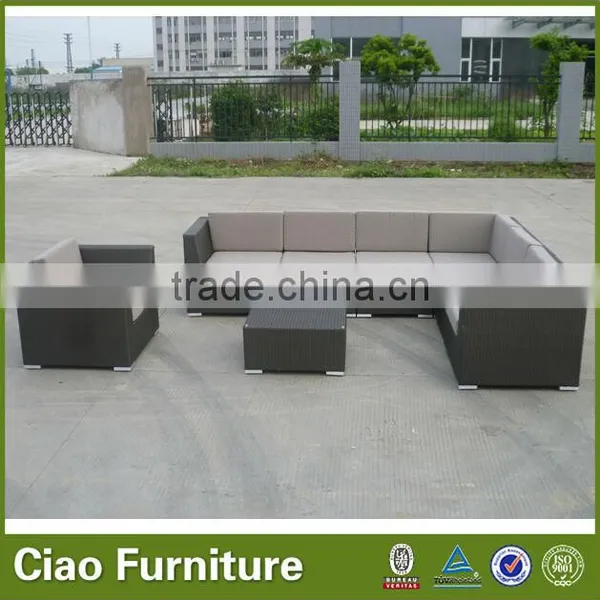All Weather Outdoor Rattan Modular Sofa Set Garden Furniture photo-3
