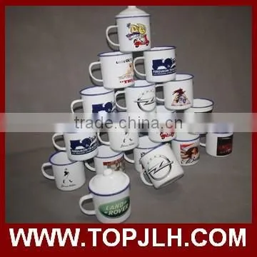 Old Fashion Portable Dye Sublimation Enamel Mugs Happy Camping photo-6