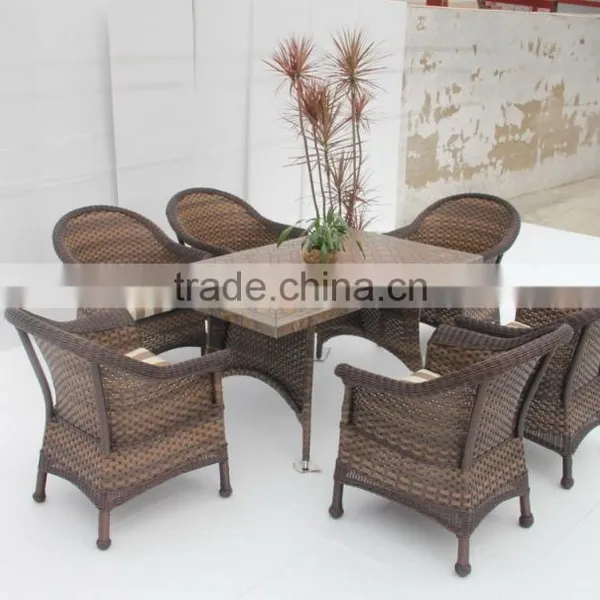 Outdoor Dining Chair and Table Set/Wicker Furniture/Garden Outdoor Furniture photo-3