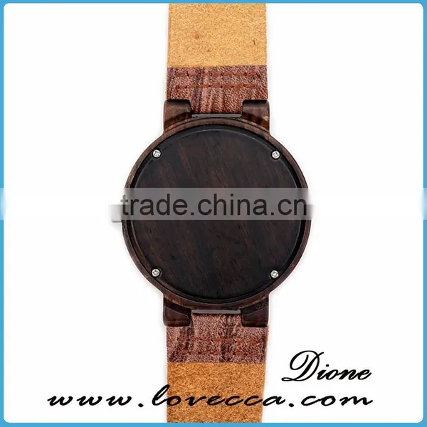New 100% Nature Wood Watch Custom Logo Bulk photo-4