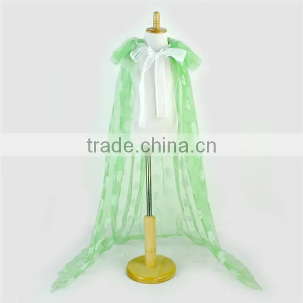 New Arrival Candy Color Snowflake Custom Cutting Baby Girl Evening Dress Cape photo-3