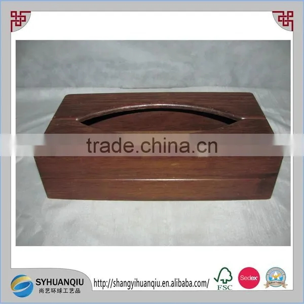 Vintage pine Wood Products Tissue Dispenser/Wooden paper Box Holder