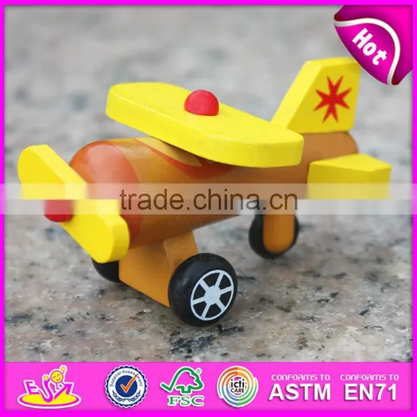 Wholesale Kids Mini Wooden Toy Plane W04A198-S photo-3