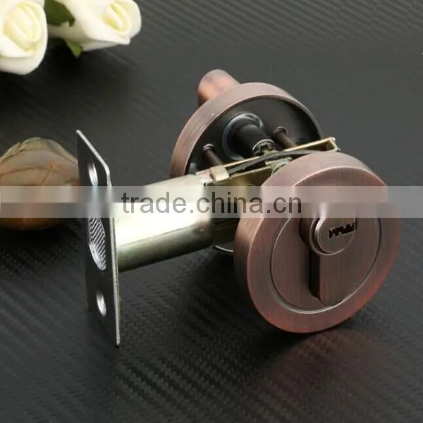 Satin Nickel Zinc Alloy Heavy Duty Entry Single Cylinder Dead Bolt Door Lock photo-3