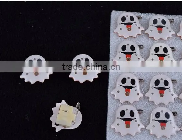 Halloween Badge LED Flicker Badge Pumpkin Ghost Badge photo-5