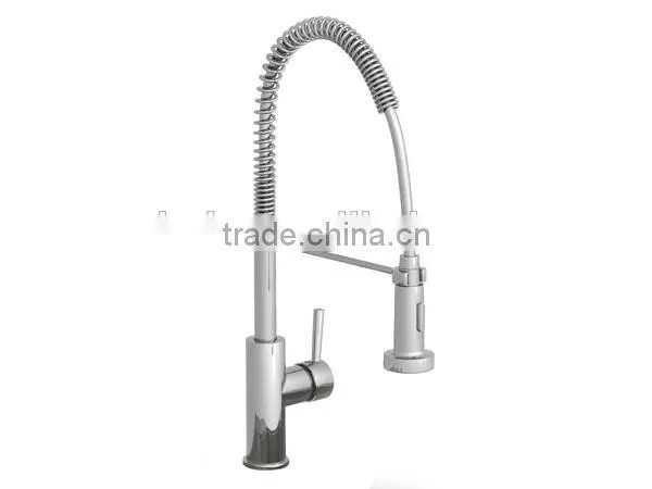 Single Handle Kitchen Faucet With Spring Spout photo-3