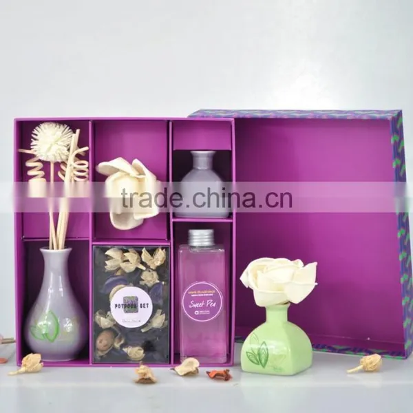2015 Hot Fragrance Gift With Sola Flower Essential Glass Set photo-2