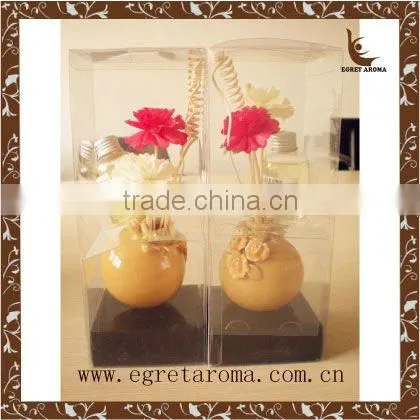 EA3-1354 2015 New Style Fashion Decorative Glass Bottle Reed Diffuser Aroma Flower Diffuser photo-2