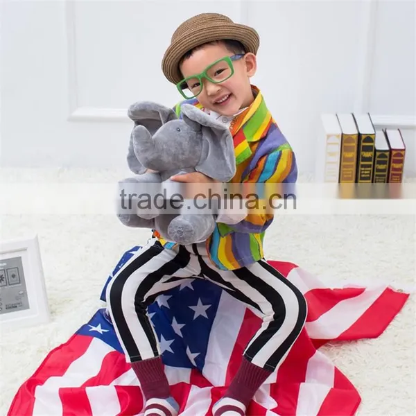 Wholesale Baby Soothing Toys Soft Plush Music Sining Animal Rabbit and Elephant Toy photo-3