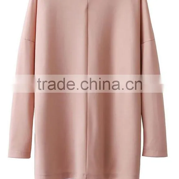 Runwaylover EY2380B Europe Style 2017 Ladies Fashion Pure Color Blouse photo-5