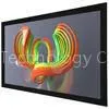 3D Sliver Wall Mount Fixed Frame Projection Screen , Deluxe Home Cinema