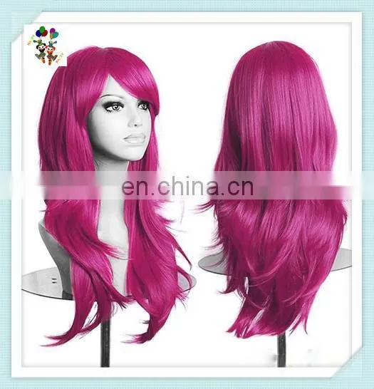 Colors Long Wave Party Fancy Dress Synthetic Wigs Cosplay HPC-0038 photo-5