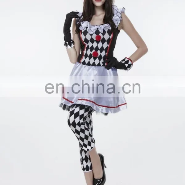 Women Sexy Adult Clown Costume photo-2