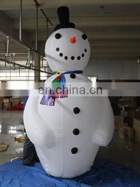 Hot Selling Airblown Outdoor Giant Led Lighting Christmas Snowman Decoration photo-2