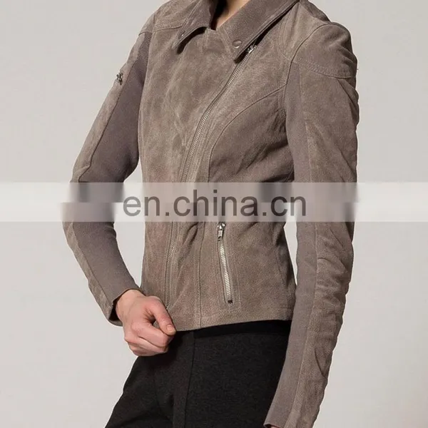 Leather Garment Manufacturer Fashion Ladies Wholesale Custom Leather Garment photo-3