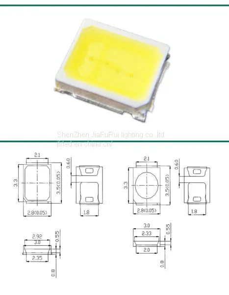 SMD2835 светодиодные бусины мощностью 0,1 Вт, 0,2 Вт, 0,5 Вт, цвета: зеленый, синий, желтый, розовый, красный, голубой, фиолетовый