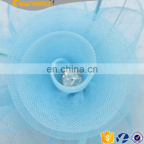 Classic Fashion Head Piece Bridal Hair Clip Women Mini Top Hat Feather Fascinator Wholesale photo-2