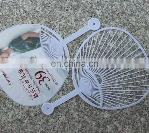 Fashionable Promotion Paper Sticker Plastic Round Fan photo-6