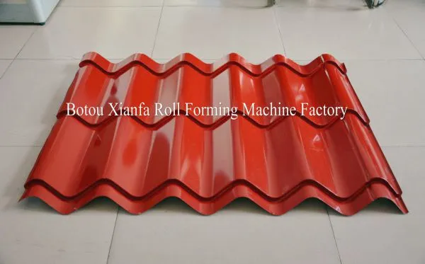 High-Class Single Layer Colored Glazed Tile Roof Plate Steel Rolling Equipment photo-5
