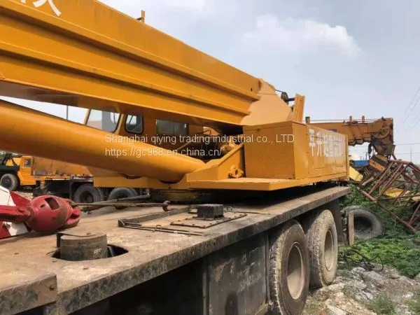 USED P&H 50TON MOBILE TRUCK CRANE photo-3