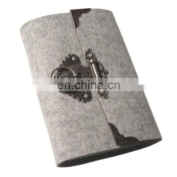 Customized and Featured Pencil Case Durable Planner Notebook Felt Cover photo-5