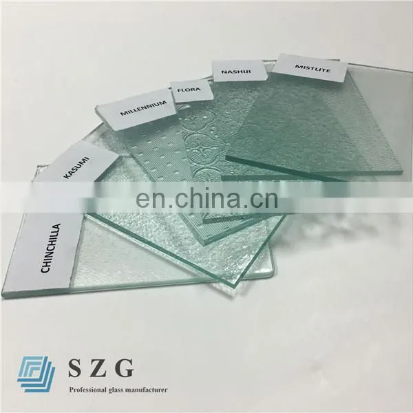 Decoration Window Privacy Pattern Glass 4mm 5mm 6mm Flor Patterned Glass photo-6